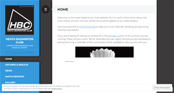 Desktop Screenshot of heathbadminton.com